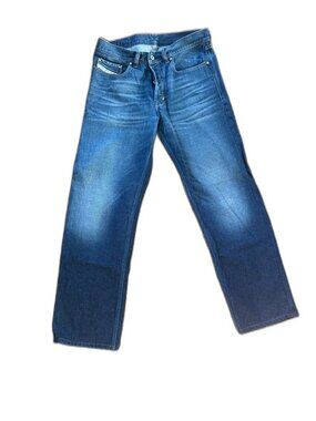 Vintage Diesel Kuratt Jeans Men 32x32 Blue Button Fly Italy